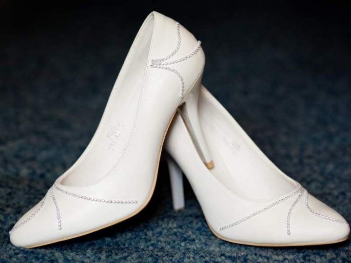 Escarpins blancs Tarbes